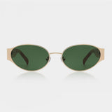 A. KJÆRBEDE A.Kjærbede Sonnenbrille Bella Sunglasses Gold Burnt Amber
