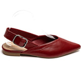 SHOES Amance Damen Slingpumps Ballerinaser 9705 Restudsalg Red