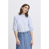 b.young B.YOUNG DAMENBLUSE BYIMOGEN Restudsalg Silver Lake Blue Mix