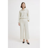 b.young B.YOUNG Damen Hose BYDANNIA Pant Birch Mix