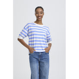 b.young B.YOUNG Damen T-Shirt BYMMORLA T-shirt Della Robbia Blue Stripe