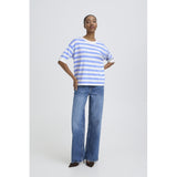b.young B.YOUNG Damen T-Shirt BYMMORLA T-shirt Della Robbia Blue Stripe