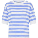 b.young B.YOUNG Damen T-Shirt BYMMORLA T-shirt Della Robbia Blue Stripe