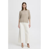 b.young B.YOUNG Damen T-Shirt BYMMORLA T-shirt Humus Melange