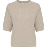 b.young B.YOUNG Damen T-Shirt BYMMORLA T-shirt Humus Melange
