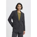 b.young B.YOUNG Damenblazer BYDANTA Blazer Black Melange