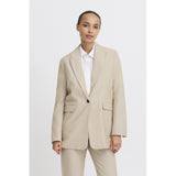 b.young B.YOUNG Damenblazer BYDANTA Blazer Humus Melange