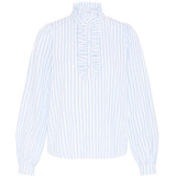 b.young B.YOUNG Damenbluse BYGINETTE Blouse Bright White Blue