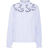 b.young B.YOUNG Damenbluse BYIMOGEN Restudsalg Silver Lake Blue Mix