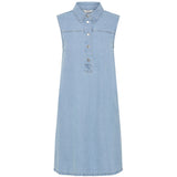 b.young B.YOUNG Damenkleid BYKAPUCA Dress Light Blue Denim