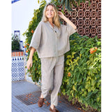 Black Colour BLACK COLOUR Damen Hose BCALLY Pant CREME