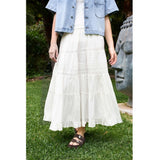 Black Colour BLACK COLOUR Damen rock BCHARRIET Skirt Off White