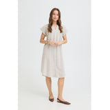 b.young B young Damenkleid BYIZOLA Dress Vetiver Stripe