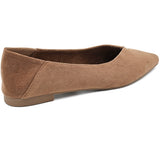 SHOES Belina Damen Ballerina schuhe 9873 Shoes Brown