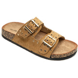 SHOES Cyrille Damen Sandalen 1150 Restudsalg Camel