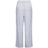 PIECES Damenhosen-Set PCPIA Pant Bright White Stripes:Navy Blazer