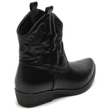 SHOES Faya Damen Cowboyboots 9591A Restudsalg Black