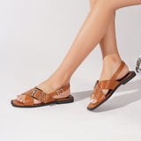SHOES Felicia Damen Sandalen 8328 Shoes Camel
