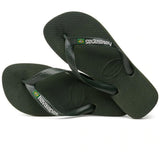HAVAIANAS Havaianas Flip-Flops Unisex Brasilien Logo 4110850 Shoes Green Olive4896