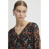 ICHI ICHI Damen Kleid IHBALLY Restudsalg Black Small