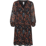 ICHI ICHI Damen Kleid IHBALLY Restudsalg Black Small