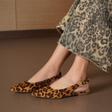 SHOES Josette Damen Slingpumps Ballerinas Schuhe 77-585 Shoes Leopard