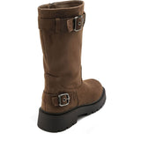 SHOES Kasia Damen stiefel 7595A Restudsalg Olive