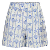 Liberté LIBERTÈ Damen-Shorts MIE Shorts CREME BLUE MUSSEL