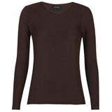Liberté LIBERTÉ Damen MESH T-shirt Dark Brown