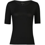 Liberté LIBERTÉ Damen T-Shirt MESH DOT T-shirt Black