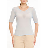 Liberté LIBERTÉ Damen T-Shirt MESH T-shirt Light blue