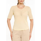 Liberté LIBERTÉ Damen T-Shirt MESH T-shirt Yellow