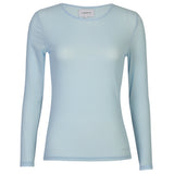 Liberté LIBERTÉ Damen bluse MESH Blouse LIGHT BLUE SMALL FLOCK DOT