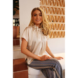 Liberté LIBERTE Damenbluse PIP T-shirt Champagne
