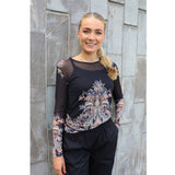 Liberté LIBERTÉ Damen bluse MESH Blouse Black Paisley