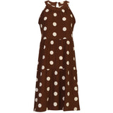 Liberté Liberte Damen kleid ALMA Dress BROWN CREME DOT