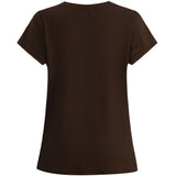 Liberté Liberté Damen t-shirt 9581 ALMA T-shirt Mocca