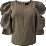 Liberté Liberte Damenbluse WINNIE Restudsalg Mocca