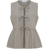LULULIA Lululia Dame Top LUSelma 8256LU Top Fango