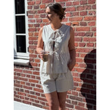 LULULIA Lululia Dame Top LUSelma 8256LU Top Sabbia