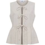 LULULIA Lululia Dame Top LUSelma 8256LU Top Sabbia