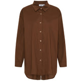 LULULIA Lululia Damen Hemd LuVanessa 7178 Shirt Brown