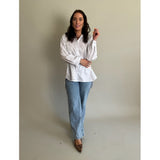 LULULIA Lululia Damen Hemd LuVanessa 7178 Shirt White