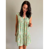 LULULIA Lululia Damen Kleid LuMonica 7124 Dress Aqua6632tpf