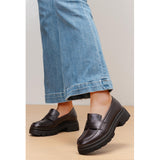 SHOES Majken Damen loafer 9281 Shoes Brown