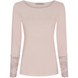 MARTA DU CHATEAU Marta Du Chateau Damen Bluse 11297 T-shirt long sleeves Cipria