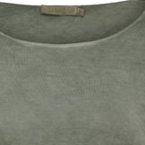 MARTA DU CHATEAU Marta Du Chateau Damen Bluse 11297 T-shirt long sleeves Military