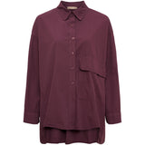 MARTA DU CHATEAU Marta Du Chateau Damen Hemd MdcLisandra Shirt Bourgogne78003