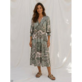MARTA DU CHATEAU Marta Du Chateau Damen Kleid MdcLiviah Dress MilitaryHL003