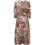 MARTA DU CHATEAU Marta Du Chateau Damen Kleid MdcLiviah Dress TabaccoHL003
